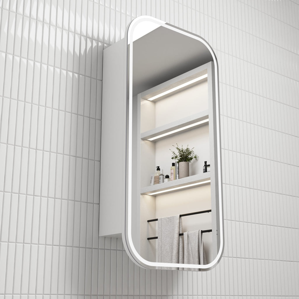 Vienna Led Shaving Cabinet - Hera Bathware