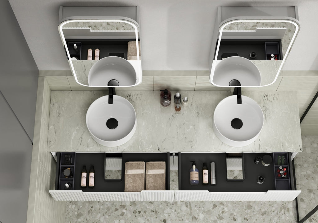 Vienna Led Shaving Cabinet - Hera Bathware