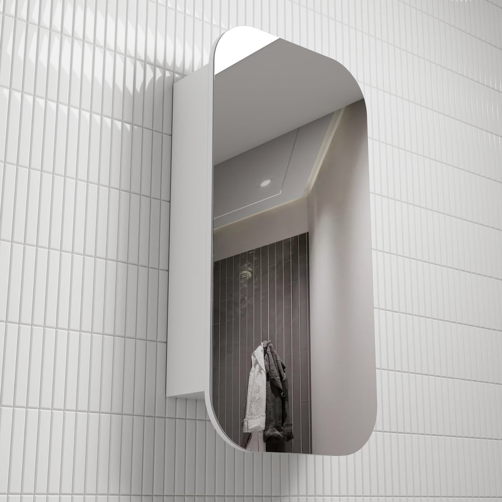Vienna Shaving Cabinet - Hera BathwareMatte White