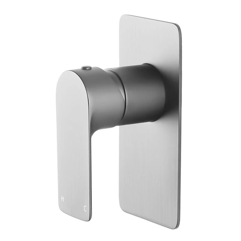 VOG Solid Brass Shower/Bath Wall Mixer - Hera Bathware X Aquaperla BU0167 - 2.ST | Brushed Nickel