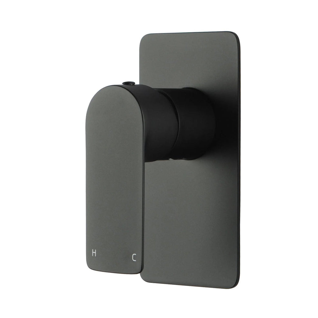 VOG Solid Brass Shower/Bath Wall Mixer - Hera Bathware X Aquaperla OX0167 - 2.ST | Matte Black