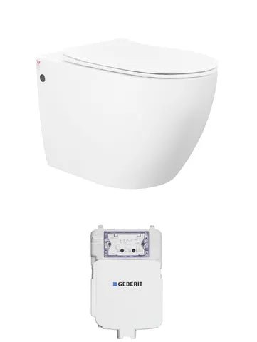 VOGHERA Rimless Inwall Floorstanding Toilet with Geberit Cistern - Hera BathwareSlim Seat