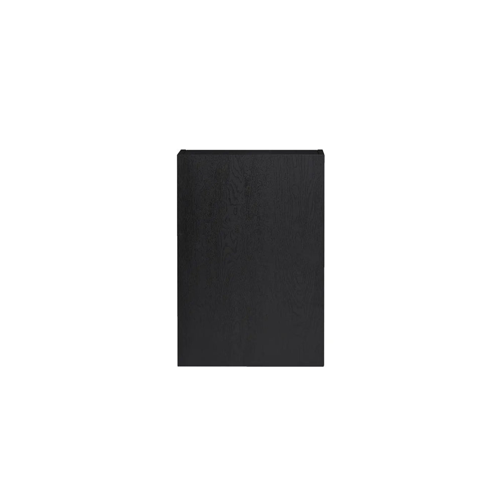 Wall Hung / Washing Machine | Byron Black/Natural Oak Laundry Cabinet - Hera BathwareBlack Oak400mm