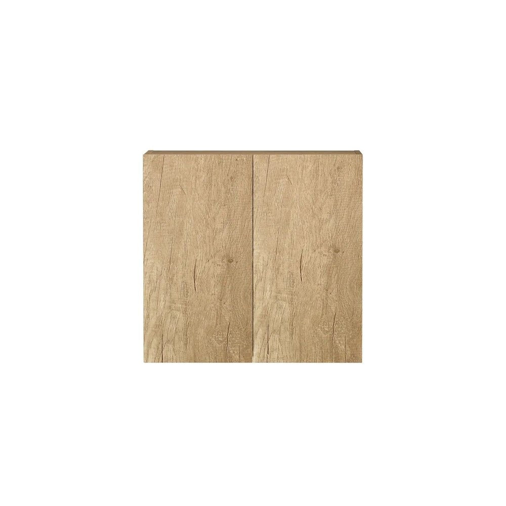 Wall Hung / Washing Machine | Byron Black/Natural Oak Laundry Cabinet - Hera BathwareNatural Oak600mm