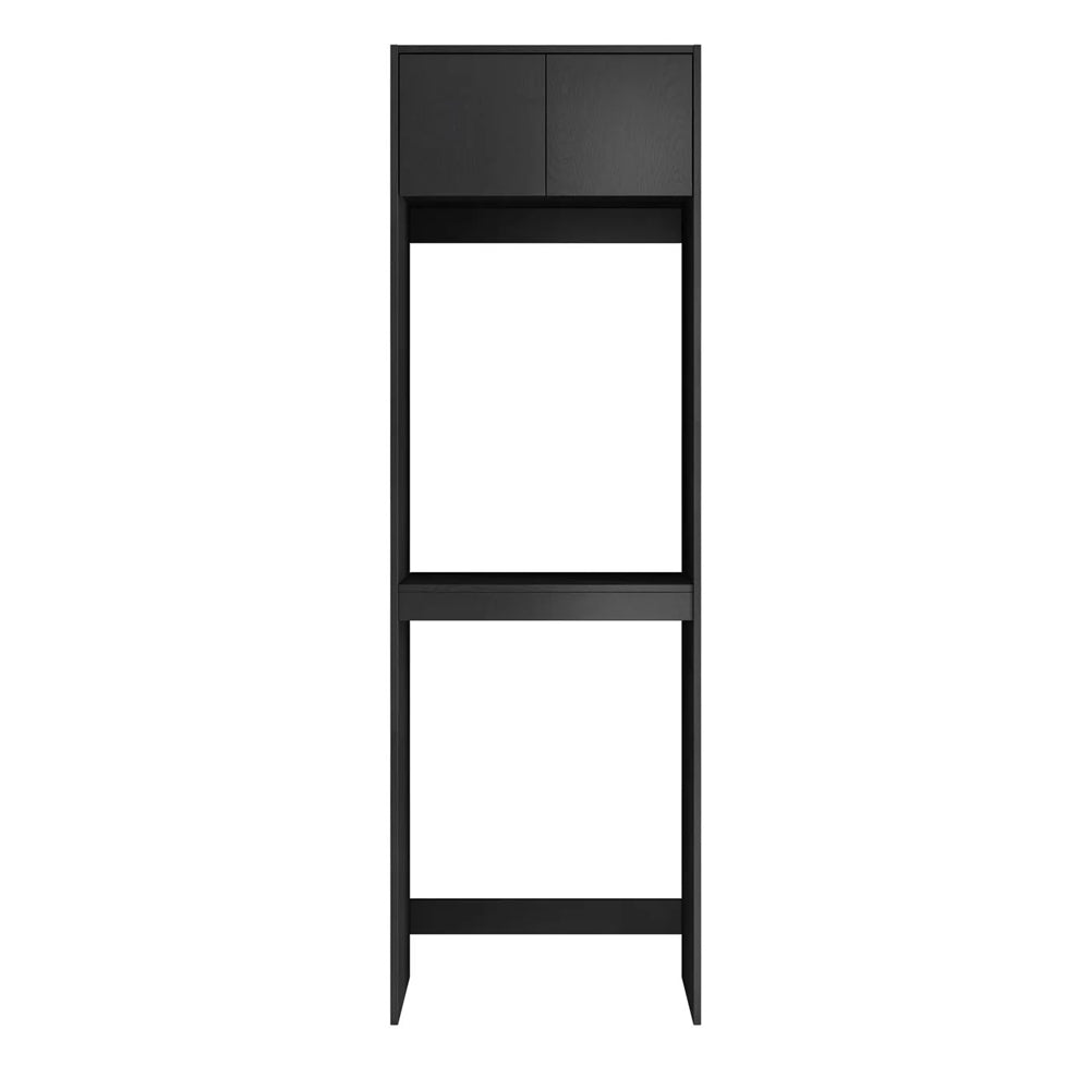 Wall Hung / Washing Machine | Byron Black/Natural Oak Laundry Cabinet - Hera BathwareBlack OakTall Washing Machine Cabinet