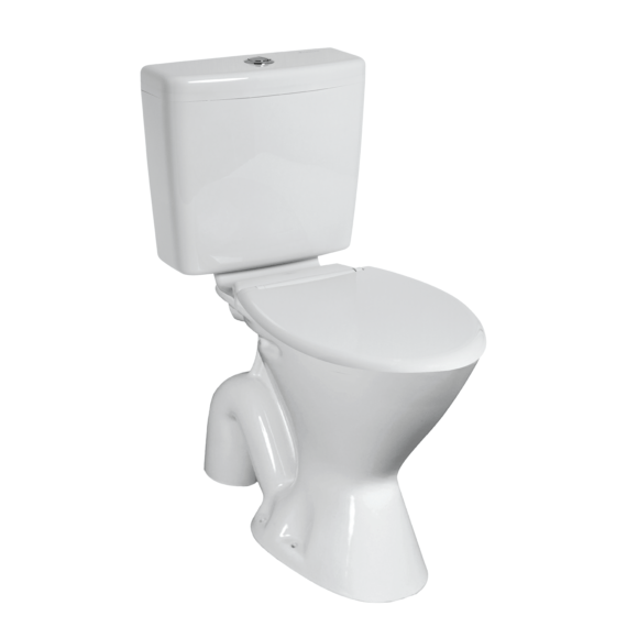 WINDSOR Linked Plastic Toilet Suite | Johnson Suisse - Hera BathwareP Trap