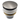 Xulu 40mm Bath Pop - Up Waste - Hera BathwareGun Metal