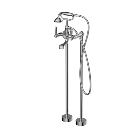 YORK Freestanding Bath Set - Hera BathwareChromeMetal
