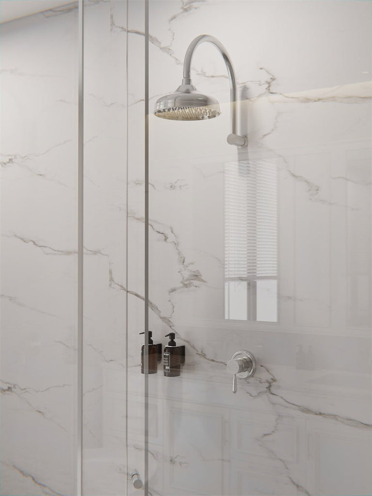 YORK Shower Head 200mm - Hera BathwareChrome