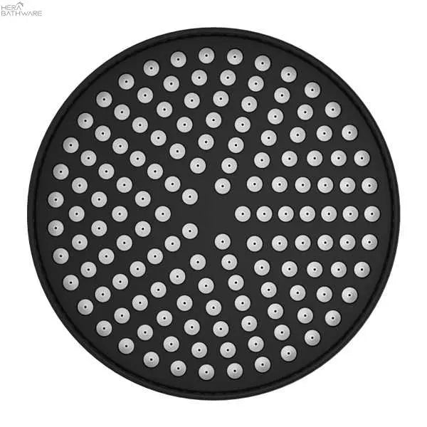 YORK Shower Head 200mm - Hera BathwareMatte Black