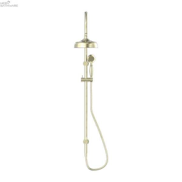 YORK Twin Shower - Hera BathwareAged BrassMetal