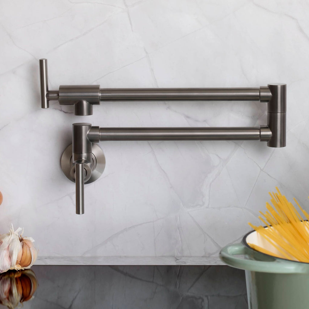 ZEN 316L Stainless Steel Pot Filler - Hera Bathware X Nero Tapware NR162203BZ | Brushed Bronze