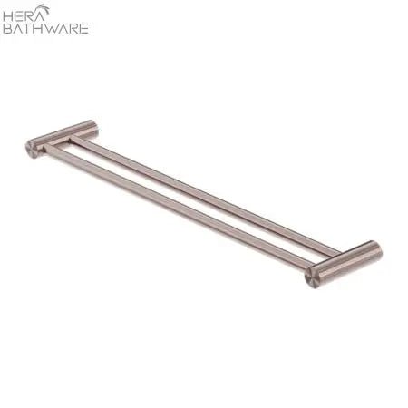 Zen SS316L 600mm Outdoor Towel Rail - Hera BathwareDouble Towel RailsBrushed Bronze