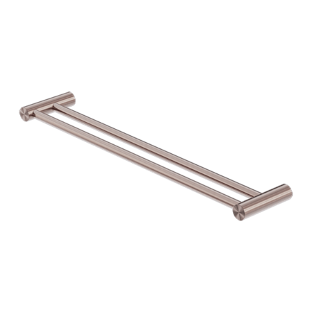 Zen SS316L 800mm Outdoor Towel Rail - Hera BathwareBrushed BronzeDouble Towel Rails