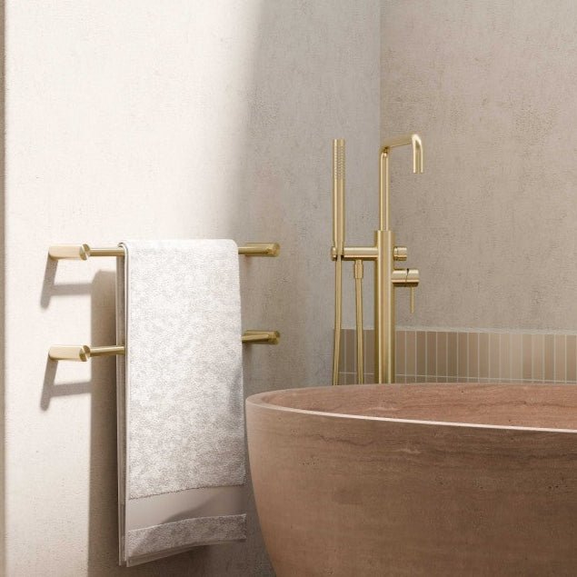 Zen SS316L Freestanding Bath Mixer - Hera BathwareBrushed Gold