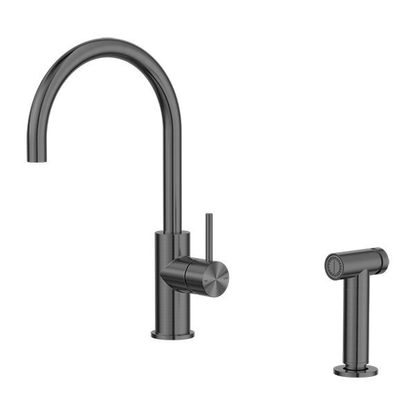 Zen SS316L Outdoor Kitchen Mixer With Hand Spray - Hera BathwareGraphite