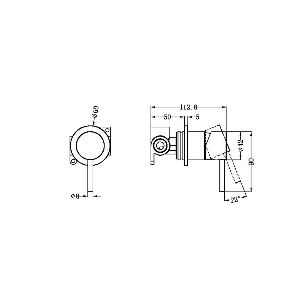 Zen SS316L Outdoor Shower Mixer - Hera BathwareBrushed Nickel
