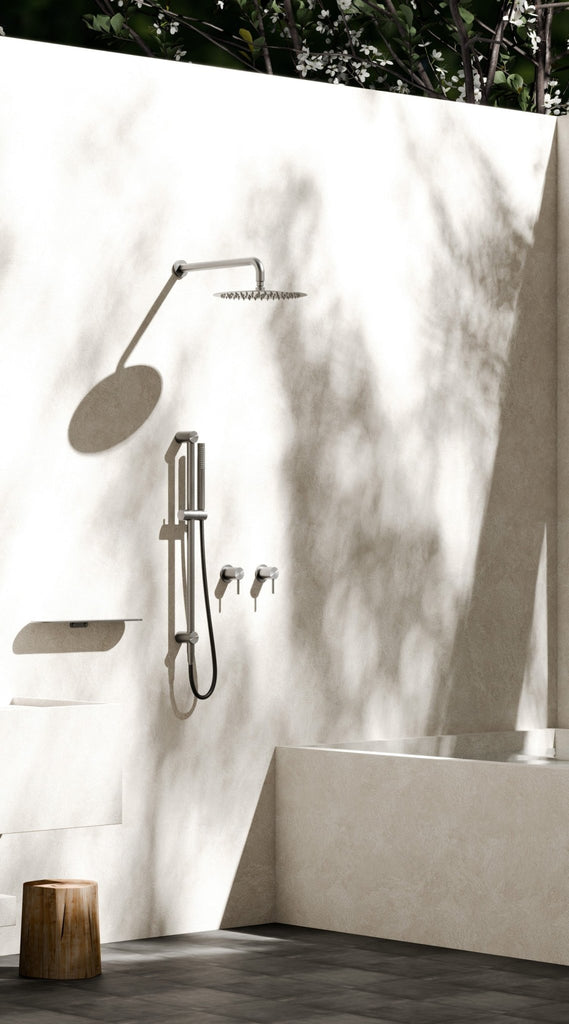 Zen SS316L Outdoor Shower Mixer - Hera BathwareGraphite