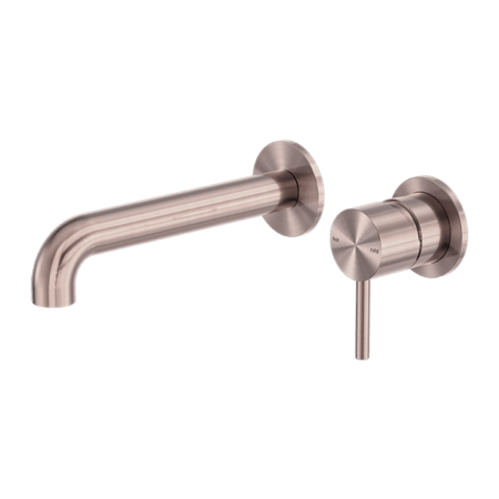 Zen SS316L Outdoor Wall Basin/Bath Seperate Mixer 185mm/230mm Spout - Hera Bathware185mmBrushed Bronze
