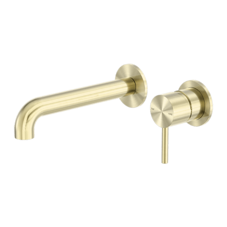 Zen SS316L Outdoor Wall Basin/Bath Seperate Mixer 185mm/230mm Spout - Hera Bathware185mmBrushed Gold