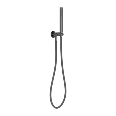Zen SS316L Shower On Bracket With Outdoor Shower Hose - Hera BathwareGraphite