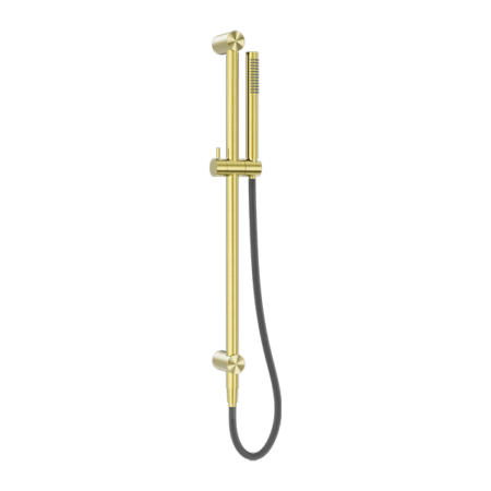 Zen SS316L Shower Rail With Outdoor Shower Hose - Hera BathwareBrushed Gold