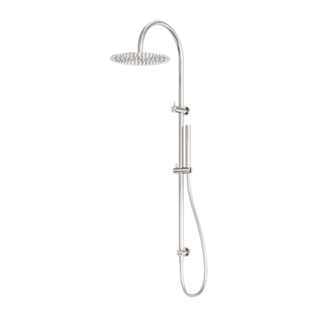 Zen SS316L Twin Shower - Hera BathwareBrushed Nickel