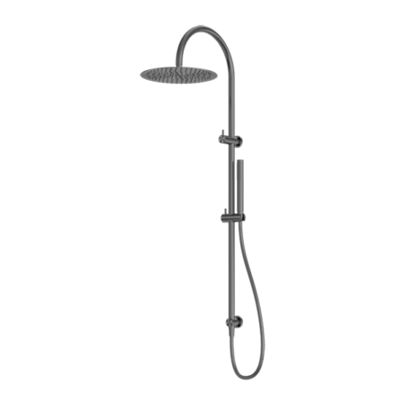 Zen SS316L Twin Shower - Hera BathwareGraphite