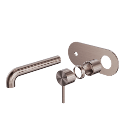 Zen SS316L Wall Basin/Bath Mixer 185mm/230mm Spout(Trim Kits Only) - Hera BathwareBrushed Bronze185mm