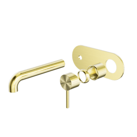 Zen SS316L Wall Basin/Bath Mixer 185mm/230mm Spout(Trim Kits Only) - Hera BathwareBrushed Gold185mm