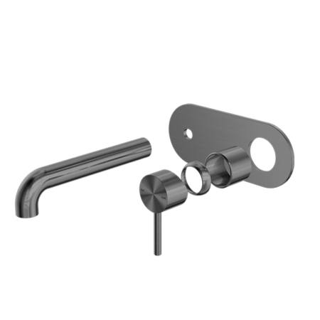 Zen SS316L Wall Basin/Bath Mixer 185mm/230mm Spout(Trim Kits Only) - Hera BathwareGraphite185mm