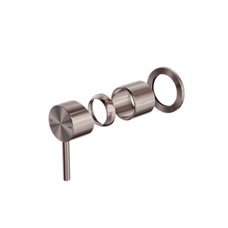 Zen SS316L Wall Basin/Bath Seperate Mixer 185mm/230mm Spout (Trim Kits Only) - Hera BathwareBrushed Bronze
