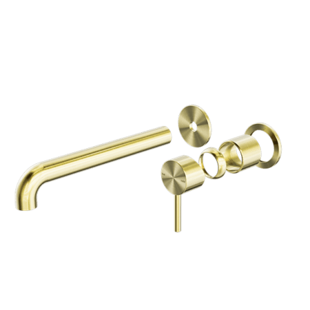 Zen SS316L Wall Basin/Bath Seperate Mixer 185mm/230mm Spout (Trim Kits Only) - Hera Bathware185mmBrushed Gold