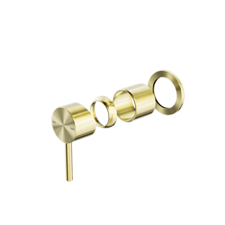 Zen SS316L Wall Basin/Bath Seperate Mixer 185mm/230mm Spout (Trim Kits Only) - Hera BathwareBrushed Gold
