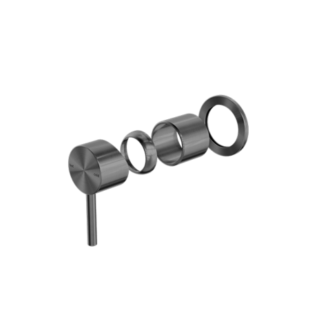 Zen SS316L Wall Basin/Bath Seperate Mixer 185mm/230mm Spout (Trim Kits Only) - Hera BathwareGraphite