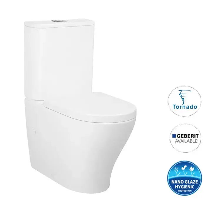 ZENITTI TORNADO TOILET SUITE - R&T Cistern - Hera BathwareStandard Seat