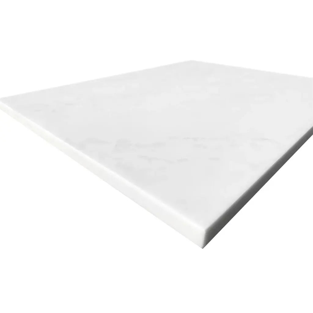 Hera Bathware 1200mm Cloudy Carrara Flat Stone Top - Solid Surface  at Hera Bathware