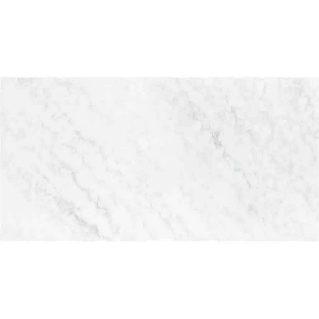 1800mm Cloudy Carrara Flat Stone Top - Solid Surface - Hera BathwareNo Holes
