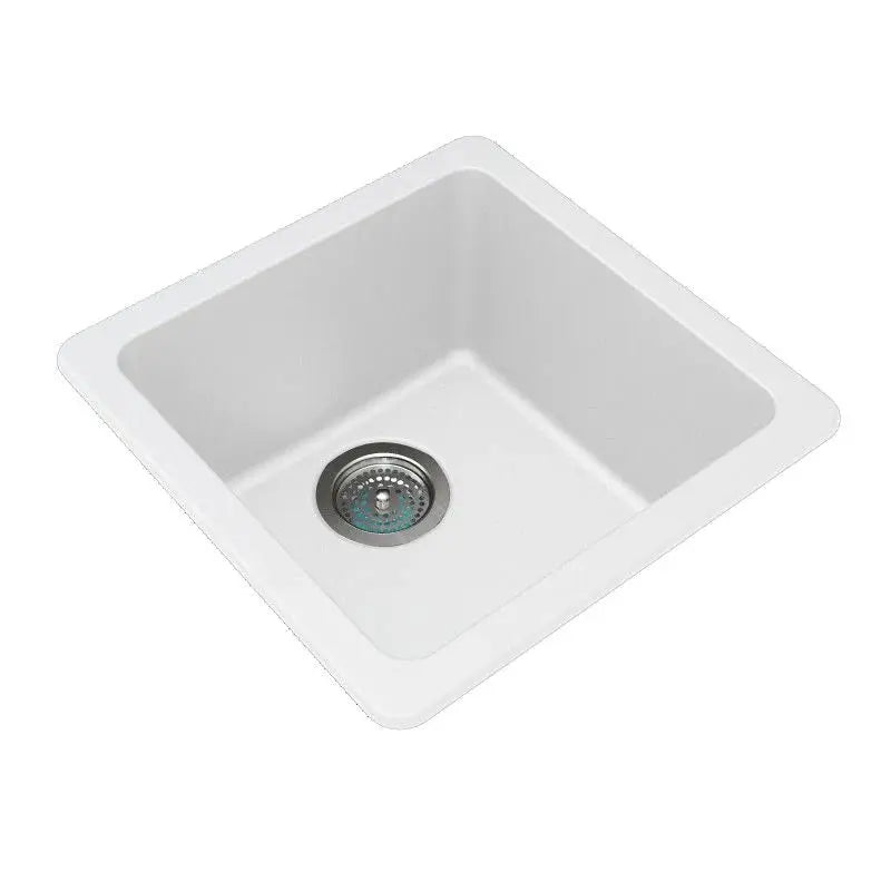 Aquaperla 422*422*203MM Granite Kitchen/Laundry Sink Top/Flush/Under Mount  at Hera Bathware