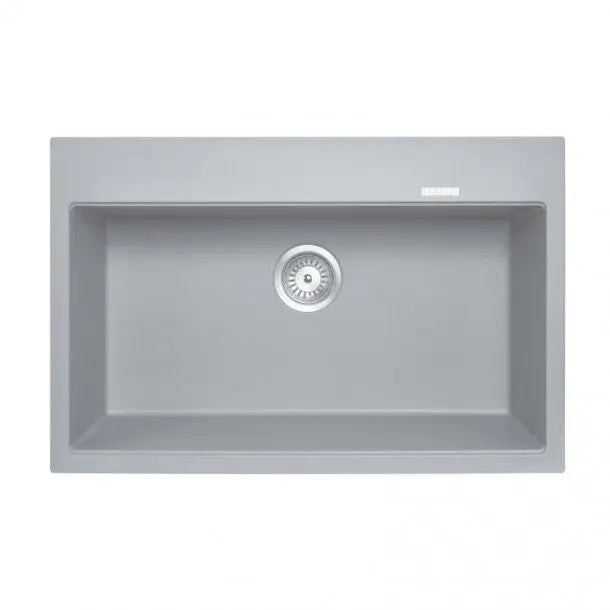 Hera Bathware 780mm Single Bowl Granite Stone Kitchen Sink Top/Under Mount Concrete Grey 839.30 at Hera Bathware