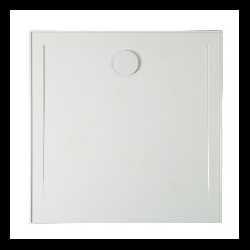 Polymore 80mm Height Square Shower Base - SMC  900mm  at Hera Bathware