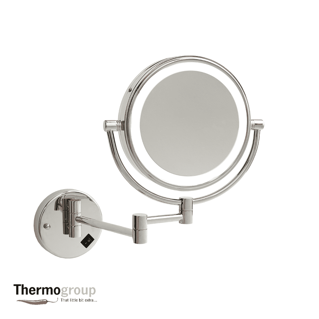 Thermogroup Magnification 1&8 Times Mirror with Cool Light 489.25 at Hera Bathware