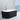 KDK Bathware Elivia Back to Wall Bathtub - Gloss Black 1375.00 at Hera Bathware