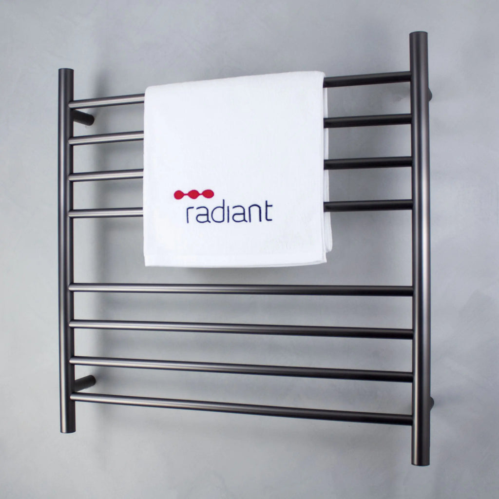 Radiant Gun Metal Grey Heated Ladder Towel Rails (240V)  at Hera Bathware