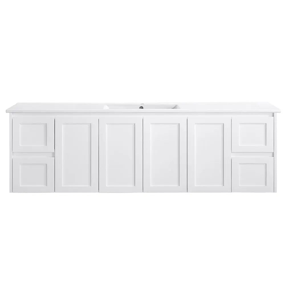 Hera Bathware Lori Gloss White Wall Hung Vanity - 1800mm  at Hera Bathware