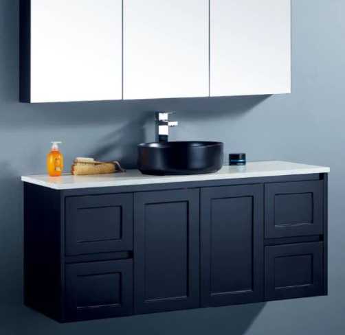 Hera Bathware Lori Gloss White Wall Hung Vanity - 1800mm  at Hera Bathware