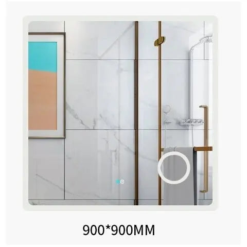 Louis Marco MACEDON Rectangular Frosted edge Frame-Less LED Mirror 600/750/900/1200mm 289.00 at Hera Bathware