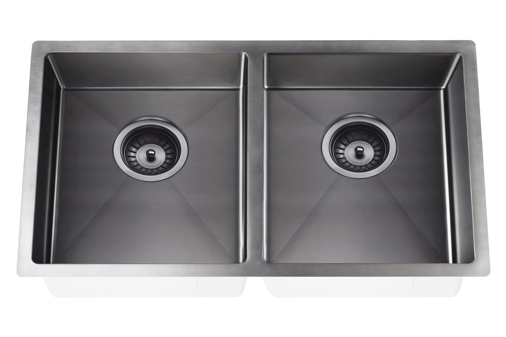 Meir Lavello Kitchen Sink - Double Bowl 860 x 440mm | Hera Bathware