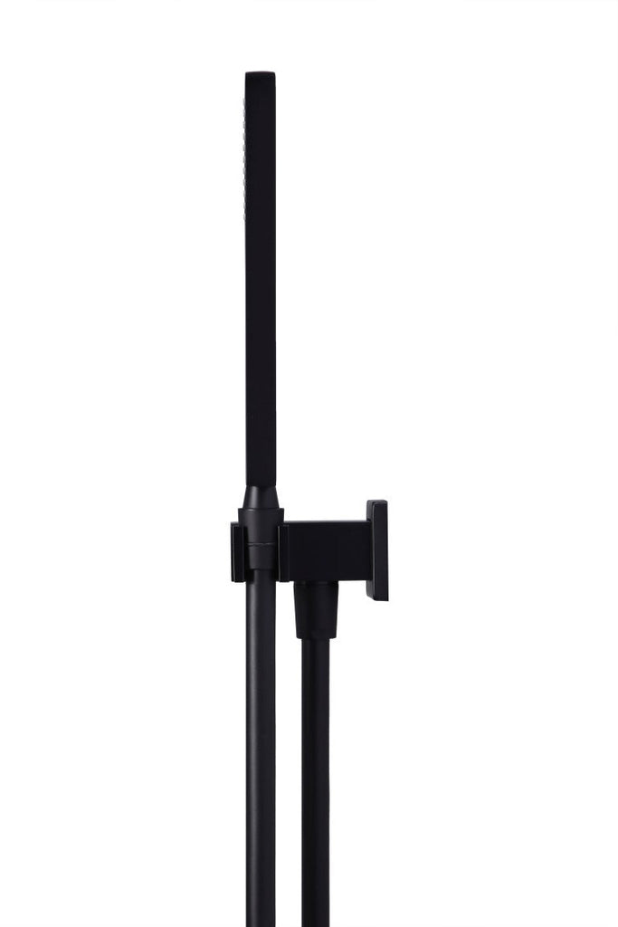 Meir Square Shower on Bracket - Matte Black | Hera Bathware