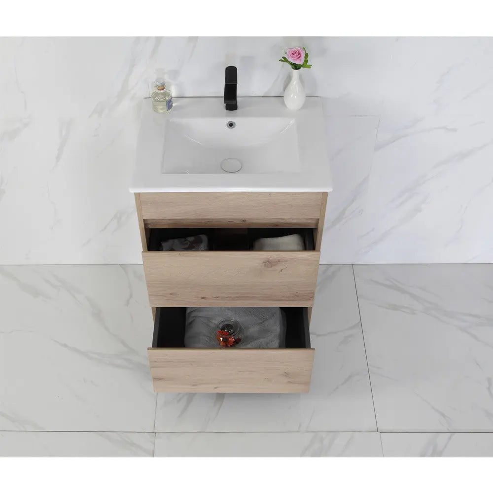 Aulic Max Timber Look Free Standing Vanity 1500mm Double Bowls  at Hera Bathware